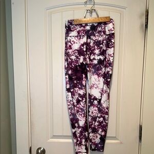 Purple Tie-Dye Leggings New!
